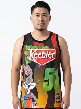 FERRARA | Keebler X Space Jam Ultra Rare #51 Basketball Jersey Men’s Size Large